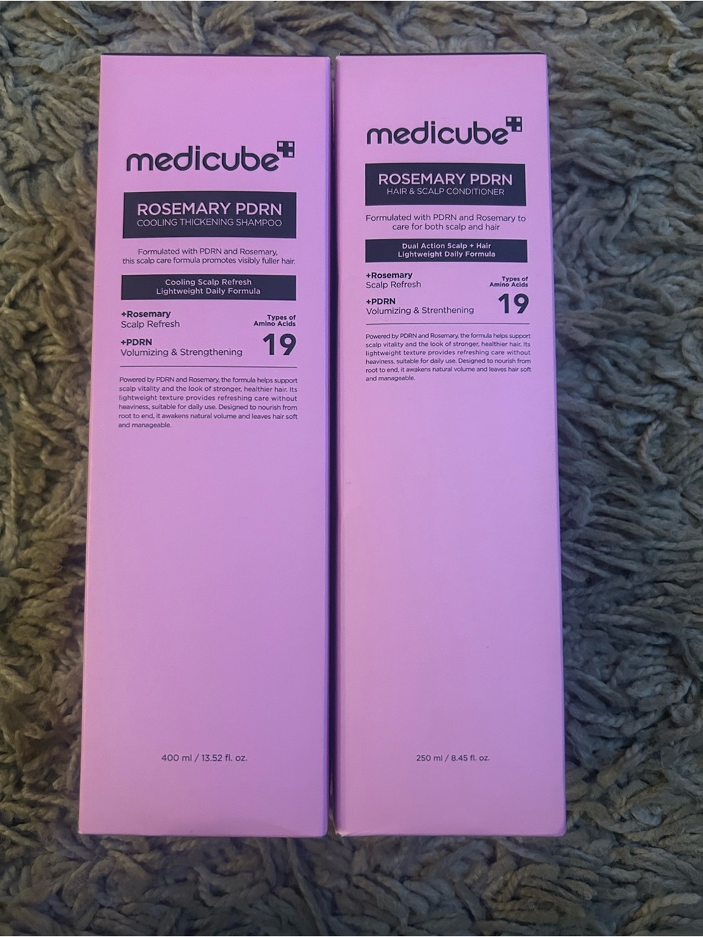 Medicube Rosemary PDRN Cooling Thickening Hair Set - Pink